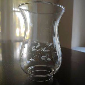 Vintage Crystal Hurricane Globe in Heritage by Princess House